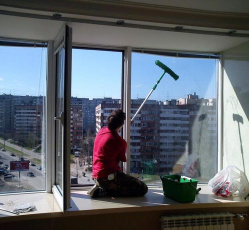 Мытье окон в однокомнатной квартире Покачи